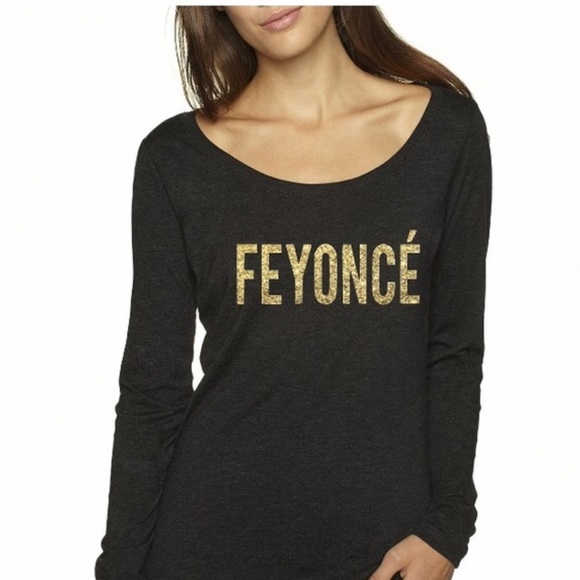 Next Level Apparel Tops - NEXT LEVEL | Women’s “FEYONCÉ” Long Sleeve Tee S